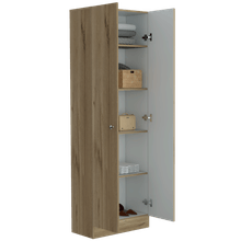 Closet Ainara, Café claro y Blanco, con cinco entrepaños