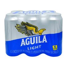 Cerveza AGUILA light 6 unds x473 ml c/u
