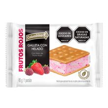 Galleta helada COLOMBINA sabor frutos rojos x70 g