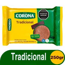Chocolate CORONA tradicional x250 g