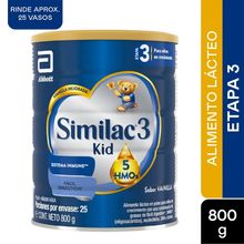 Alimento lacteo SIMILAC etapa 3 x800 g