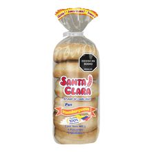 Pan hamburguesa SANTA CLARA 6 unds x400 g