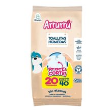 Toallitas húmedas ARRURRÚ avena/karite x20 unds
