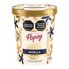 Helado POPSY sabor a vainilla gourmet x600 g