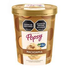 Helado POPSY macadamia gourmet x600 g