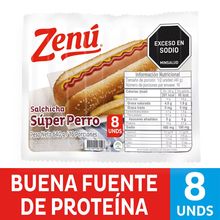 Salchicha ZENÚ super perro x640 g