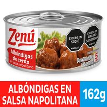 Albondigas ZENÚ en salsa x162 g
