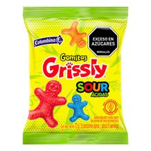 Gomas GRISSLY sour ácidas x72 g