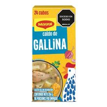 Caldo de gallina MAGGI 24 cubos x11 g c/u