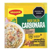 Base MAGGI salsa carbonara x50 g