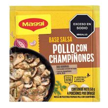 Base MAGGI pollo champiñones x50 g