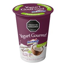 Yogurt NORMANDY limonada coco con probióticos x180 g