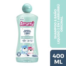 Shampoo & baño liquido ARRURRU 2en1 original x400 ml