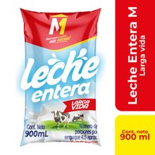 Leche M entera x900 ml