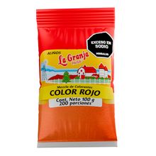 Color rojo LA GRANJA x100 g