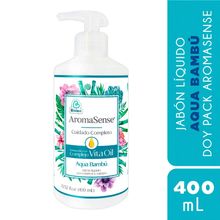 Jabón liquido AROMASENSE aqua bambu x400 ml