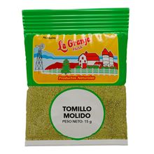 Tomillo LA GRANJA molido x15 g