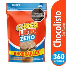 CHOCOLISTO sin azúcar x360 g