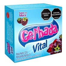 Gelatina GEL HADA Mora 98% menos azúcar x12 g