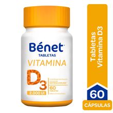 Vitaminas BENET D3 x60 unds