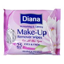 Toalla desmaquillante DIANA pink x25 unds