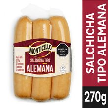 Salchicha MONTICELLO tipo alemana x270 g