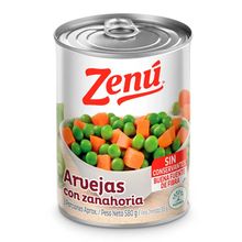 Arveja ZENÚ con zanahoria x355 g