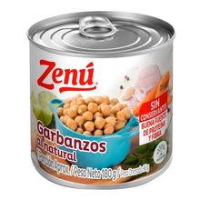 Garbanzos ZENÚ al natural x96 g