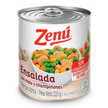 Ensalada ZENÚ maíz/champiñones x135 g