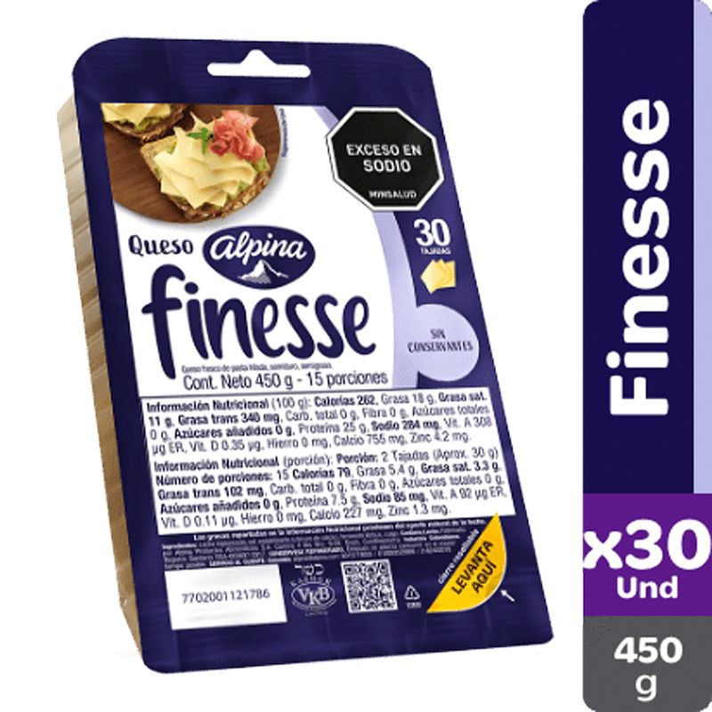 Queso-ALPINA-finesse-30-unds-x450-g_42444