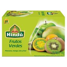 Infusión HINDÚ frutos verdes x20 sobres