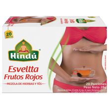 Infusión HINDÚ esveltta frutos rojos x20 sobres