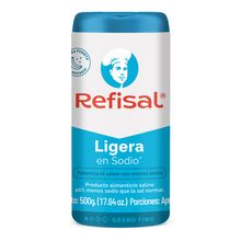 Sal REFISAL ligera -40% sodio barril x500 g