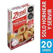 Palitos ZENÚ con salchicha para hornear x540 g