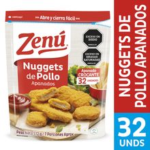 Nuggets ZENÚ pollo apanado x512 g