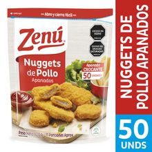 Nuggets ZENÚ pollo apanado x800 g