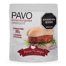 Hamburguesa PAVOS DEL CAMPO x500 g