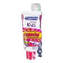 Crema dental PROQUIDENT niña x75 ml + cepillo