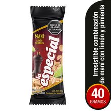 Maní LA ESPECIAL limón pimienta x40 g