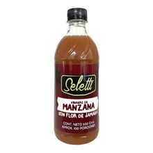 Vinagre SELETTI manzana y flor jamaica x500 ml