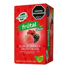 Aromatica JAIBEL flor de jamaica frutos rojos x20 sobres