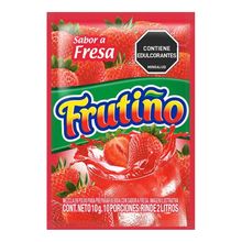 Refresco FRUTIÑO fresa x10 g
