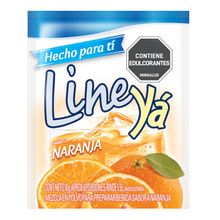 Refresco LINEYA naranja x10 g