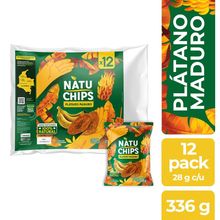 Plátano maduro NATUCHIPS x336 g