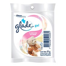 Ambientador GLADE gel caricias bebé x31 g