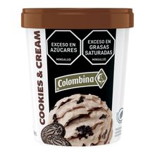 Helado COLOMBINA cookies & cream x660 g