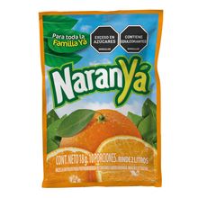 Refresco FAMILIAYA naranja x18 g