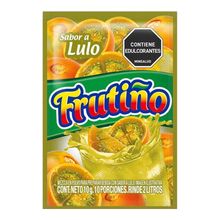 Refresco FRUTIÑO sabor lulo x10 g