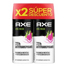 Desodorante AXE epic fresh aerosol 2 unds x152 ml c/u