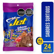 Chocolatina JET sabores surtidos x144 g